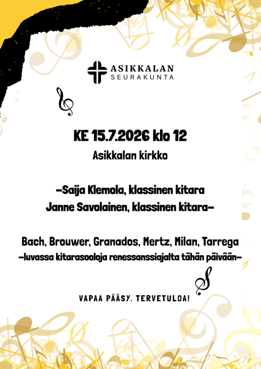 Kesäkonsertin mainos